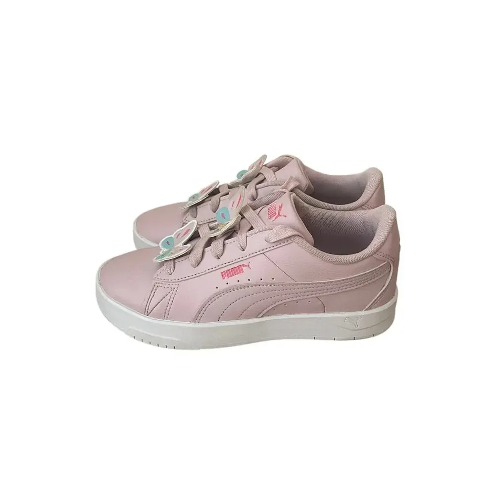 PUMA Jada Classic Butterfly Kids Girls Size 3 Pink White Sneaker Shoes